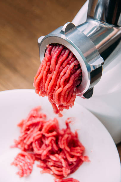 Grinding Beef Meat 